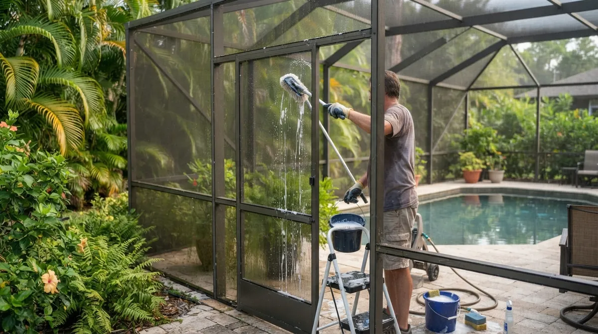 screen enclosure cleaning Valrico FL