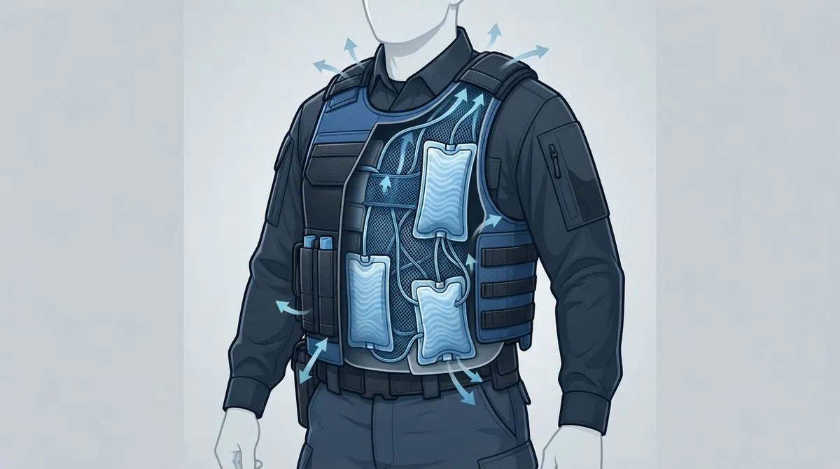 evaporative cooling vest law enforcement
