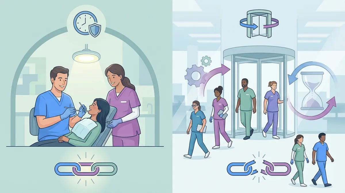 How to tell if a dentist is corporate or private?