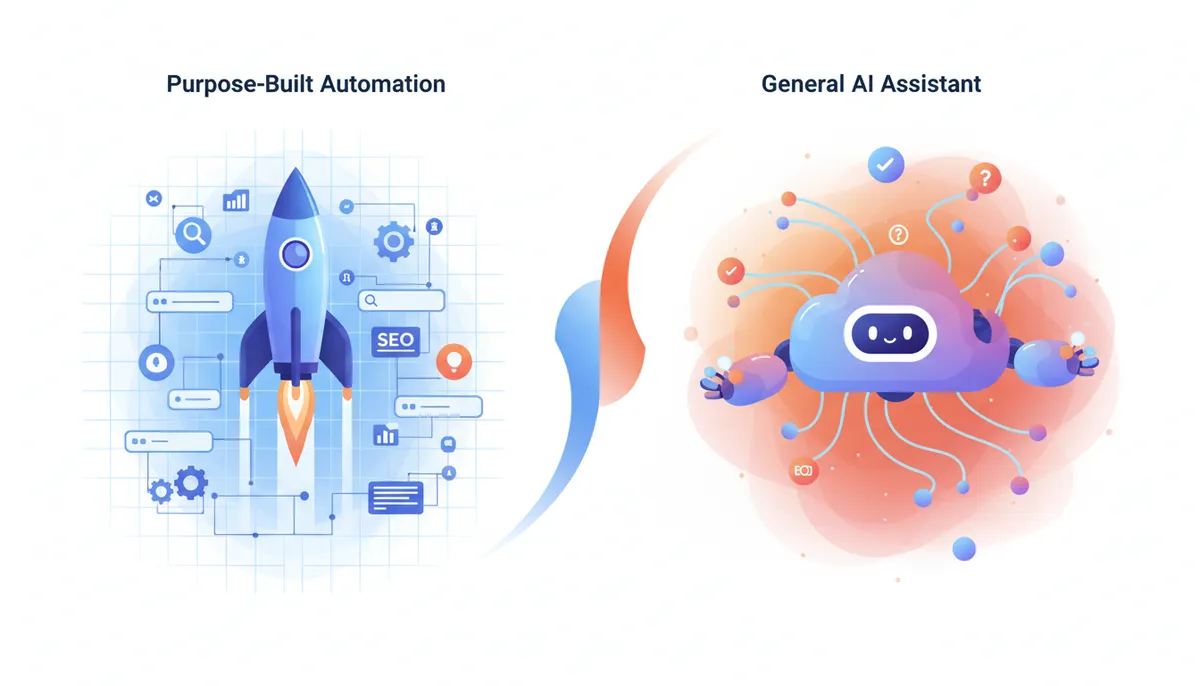 SEO Rocket vs ChatGPT