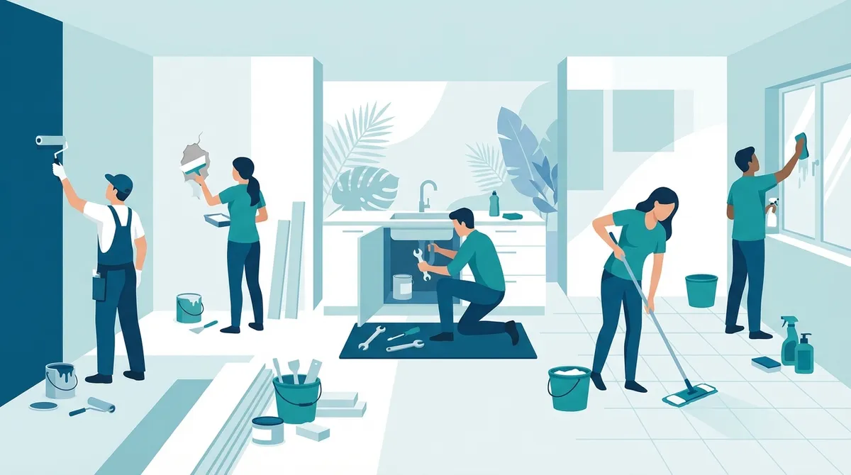 post-tenant cleaning and repairs